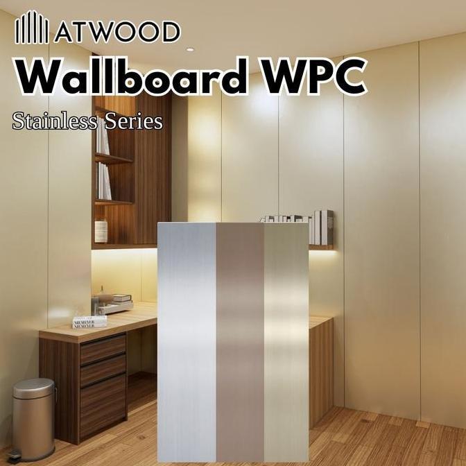 Wall Board Panel Dinding Metal Stainless Series | Wall Board Modern Stainless series