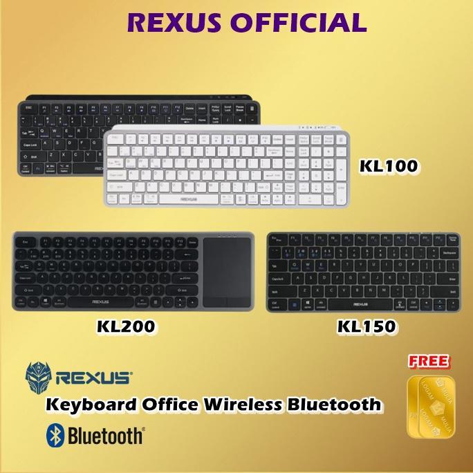 Rexus KL100 KL150 KL200 Keyboard Office Wireless Bluetooth Dual Mode KL100 KL 150 KL 200