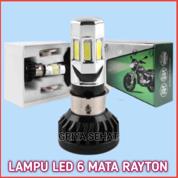 * LAMPU LED MOTOR RTD 6 SISI ORIGINAL RTD RAYTON - RTD ''