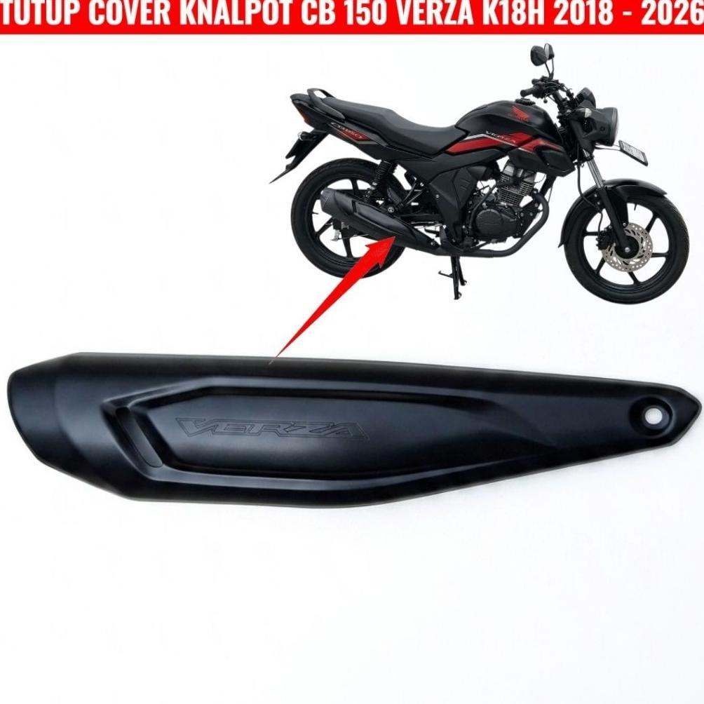 TUTUP COVER KNALPOT CB VERZA 150 2018 - 2025 BERKUALITAS 18311K18960