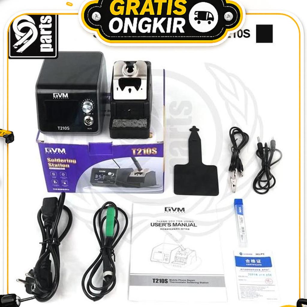 Solder Station Gvm T210S / Solder Station Gvm T210S Smart Soldering Station Original High Quality