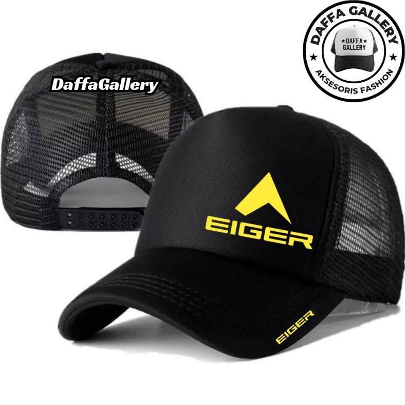Diskon Daffaa Gallery Topi Trucker Outdoor Gunung - Topi Distro Outdoor Logo - Topi Gunung Premium -