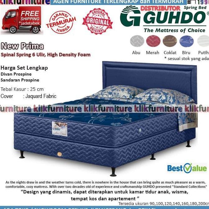 Bestseller- Guhdo New Prima (set 120x200cm) Prospine Springbed