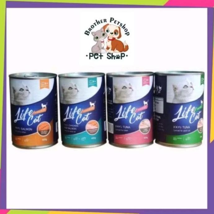 Makanan Kucing Life Cat Kaleng Kitten Adult 1dus LifeCat Kaleng 1 dus