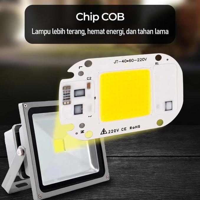 FAEFLO Arcomm Chip LED Lampu COB Floodlight Spotlight 220V led  cob