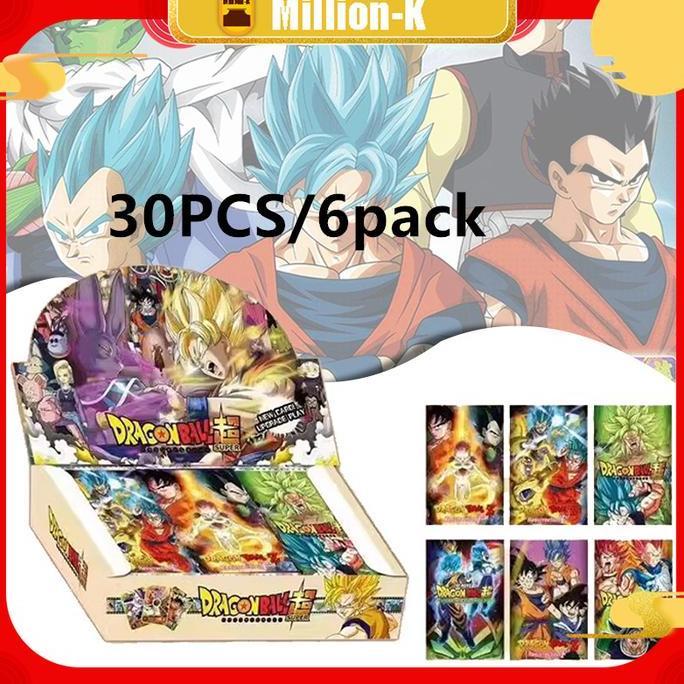 MEZIKUSA 30pcs Kartu Dragon Ball/Card Dragon Ball 1 Box Dragon Ball Kartu Kakarot Collection Cards