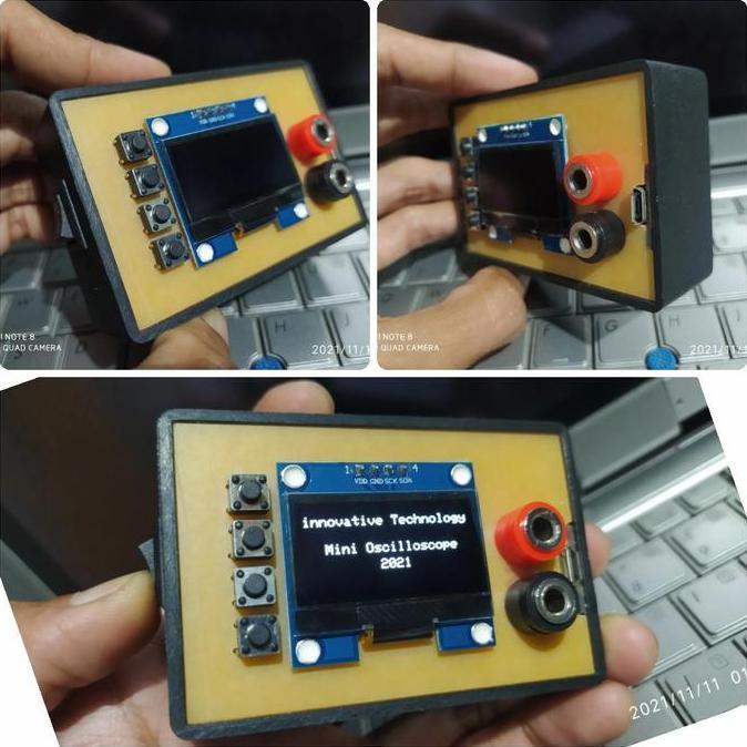 Oscilloscope Mini Portable Kit Modul Osiloskop Terbaru 