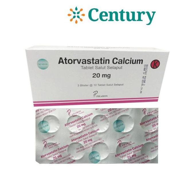 Healthy- Atorvastatin 20Mg 1 Strip Isi 10 Tab /Atorvastatin/Obat Kolesterol
