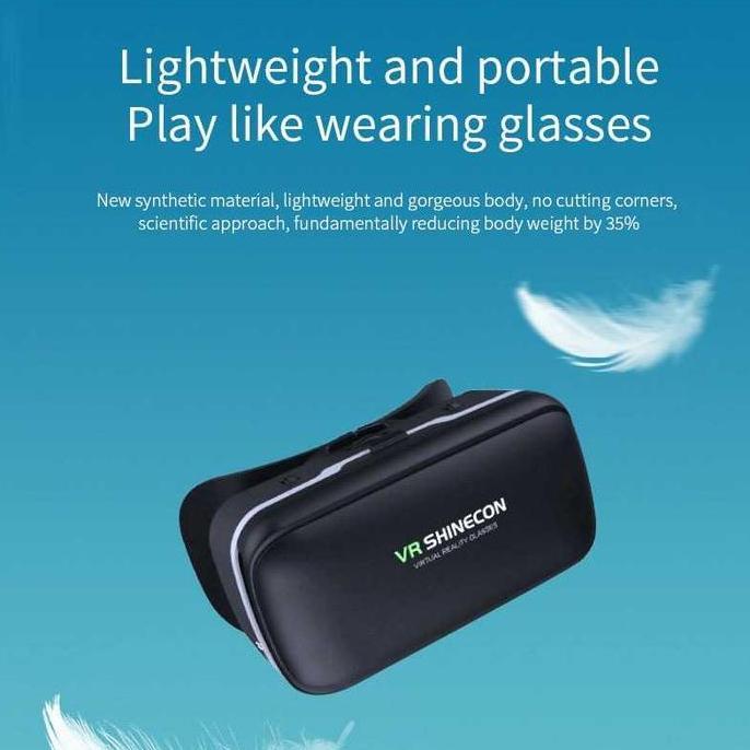 Shinecon VR Box 3D Virtual Reality Glasses SC-G04 | Kacamata VR Gaming Nonton Film Panoramic 360 Ime