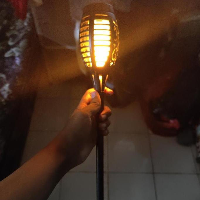 *#*#*#] Lampu solar 12 LED nyala obor api