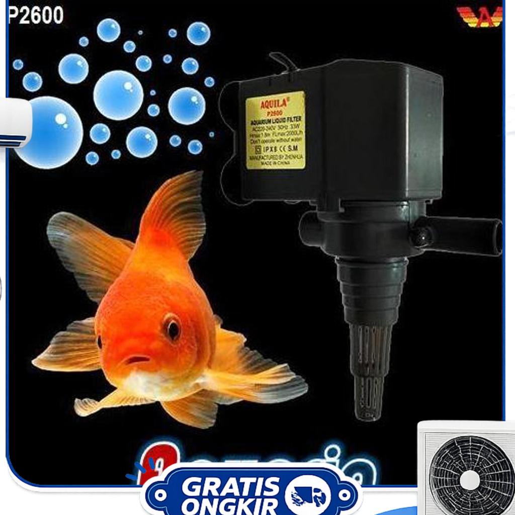 Aquila P-2600 Pompa Air Submersible Aquarium Aquascape P2600
