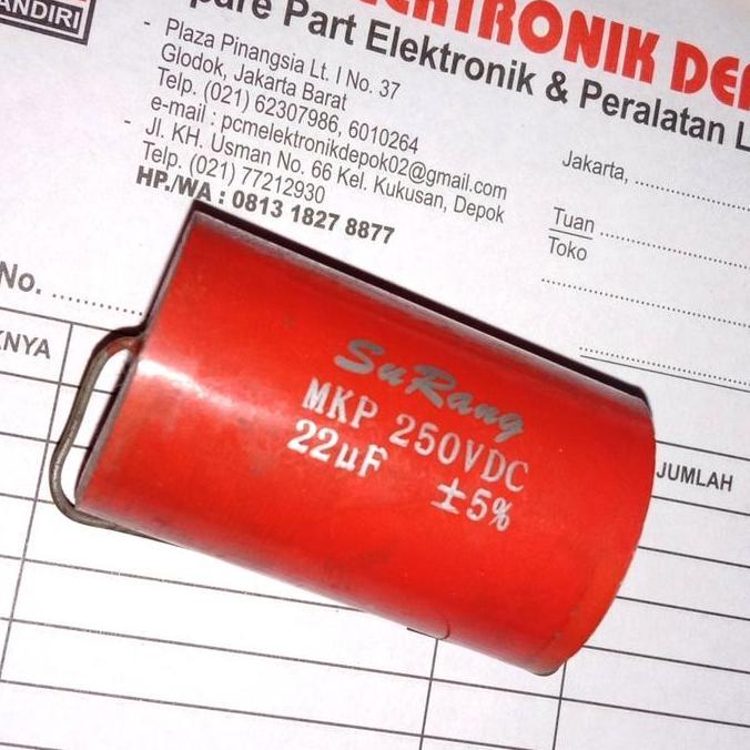 SURANG 22UF 250V 226 250 SURONG MKP AUDIO CAPACITOR TERBATAS
