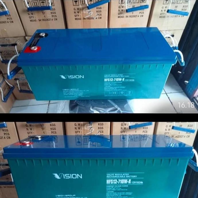 Aki UPS VISION HFS12-710W-X 12V 192Ah VRLA Industrial Battery High Rate Original