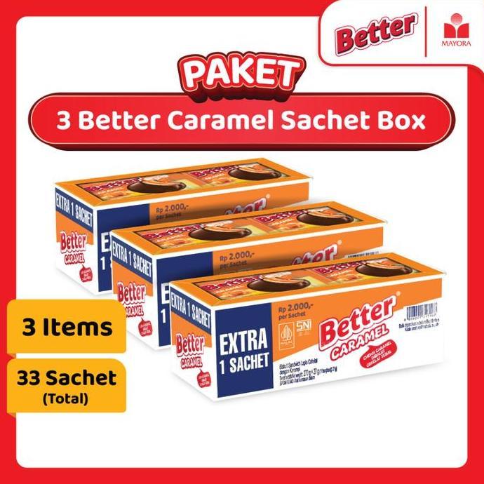 Paket 3 Box Biskuit Better Caramel