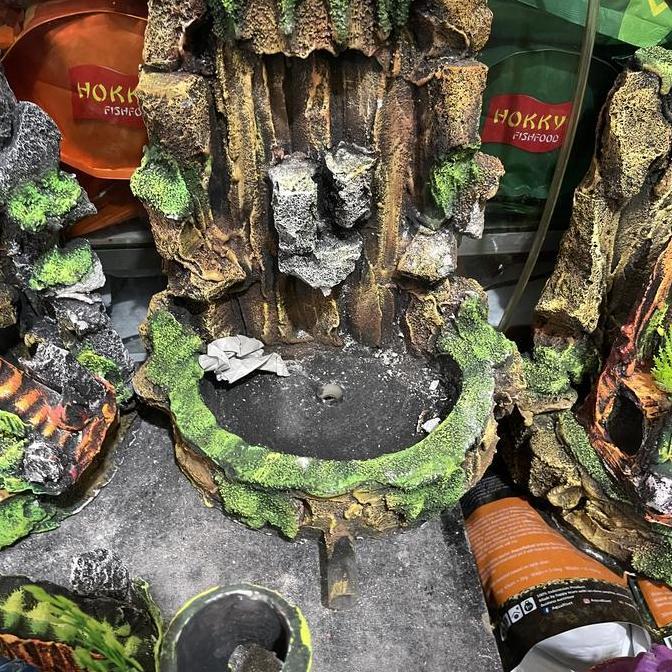 Miniatur air terjun aquascape Murah KS