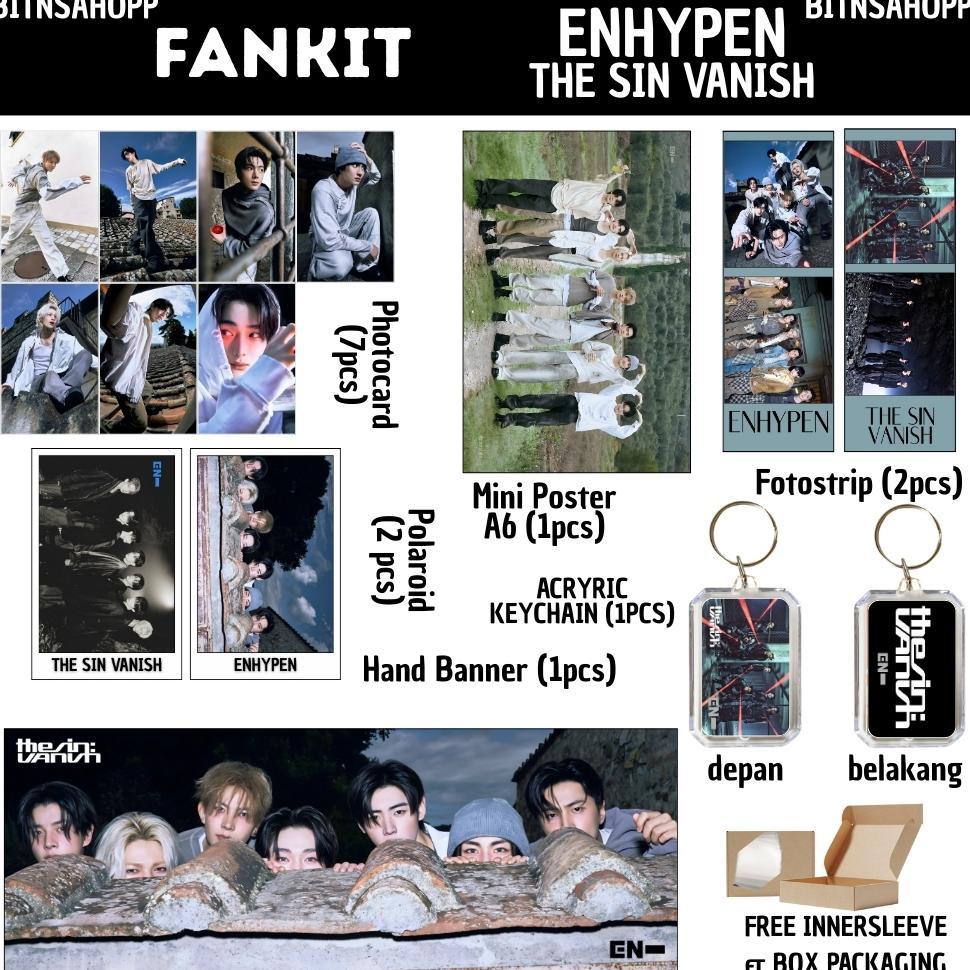 FANKIT ENHYPEN THE SIN VANISH 14 ITEM KPOP UNOFFICIAL HEESEUNG JAKE JAY JUNGWON NIKI SUNGHOON SUNOO