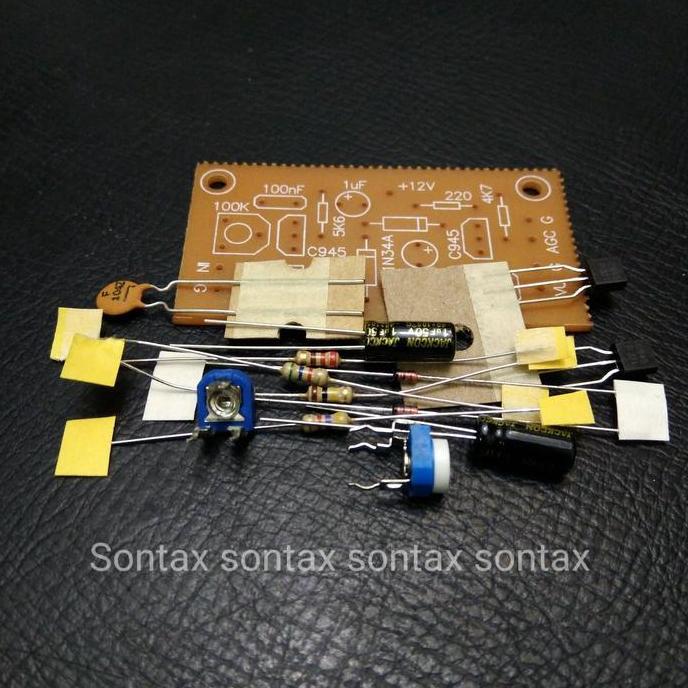 PCB AGC VU METER SIGNAL SSB BITX TRANSCEIVER STX27