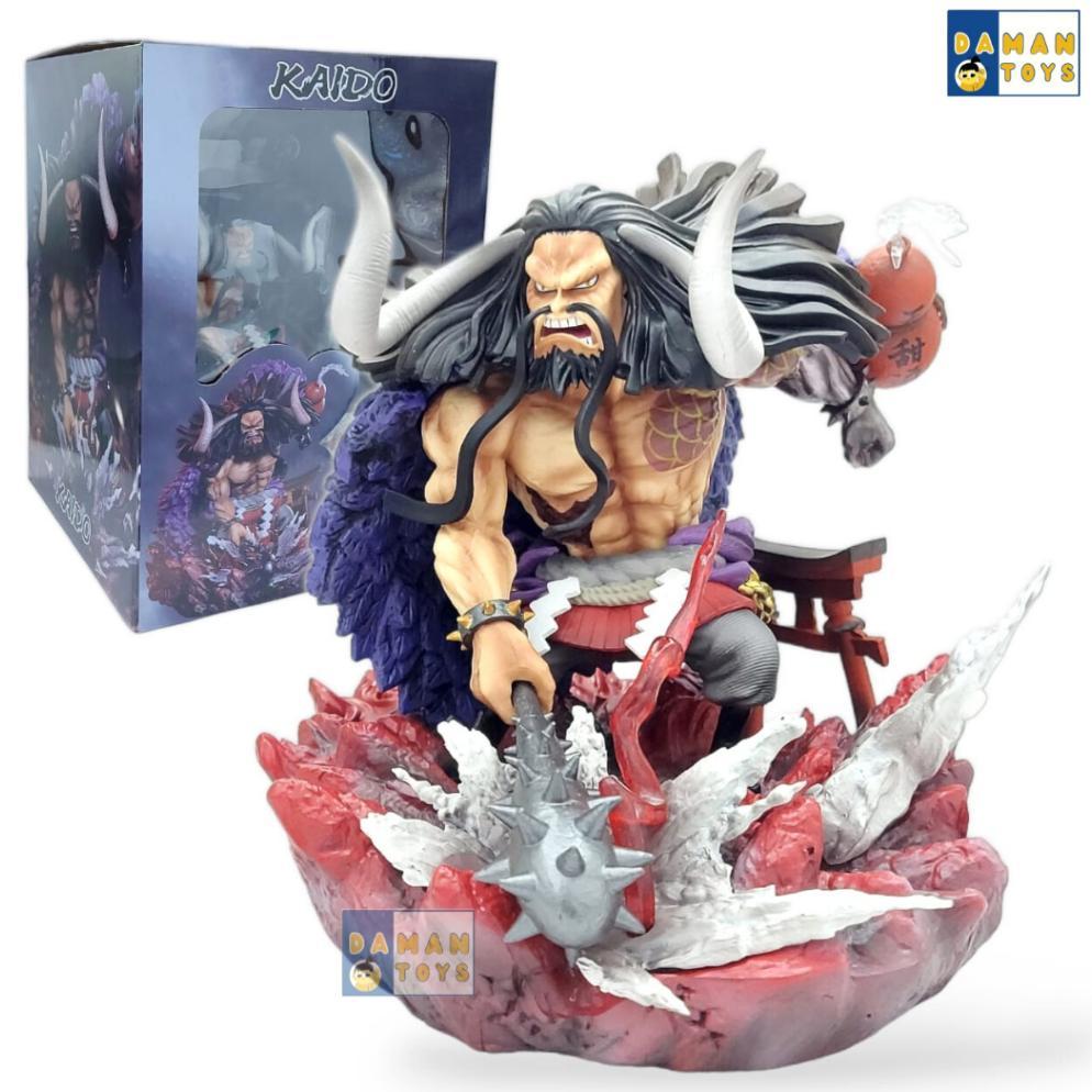One Piece Kaido Kaidou Action Figure Wcf Resin statue Pajangan Anime