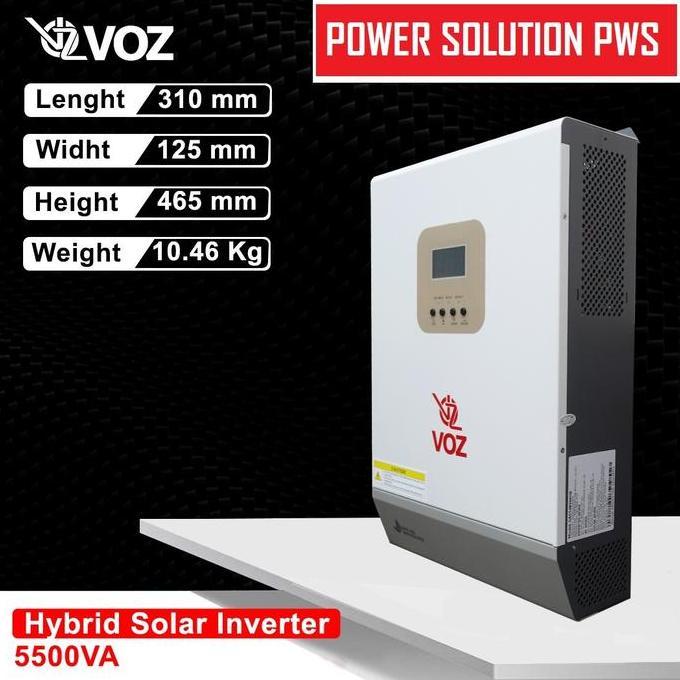 VOZ SOLAR INVERTER HYBRID 5KVA / 5000VA HYBRID SOLAR INVERTER 5 KVA