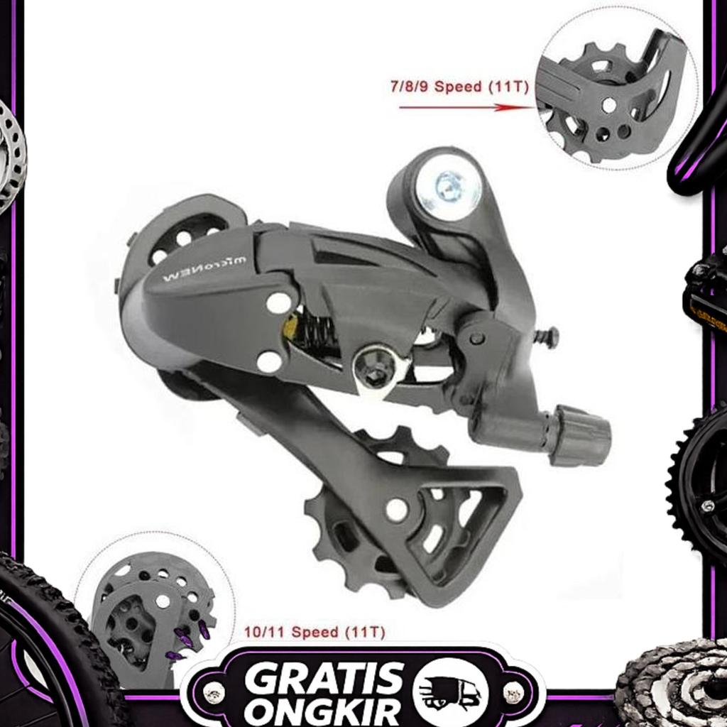Micronew Rd Sepeda Mtb Roadbike Rear Derailleur 7 8 9 10 11 Speed