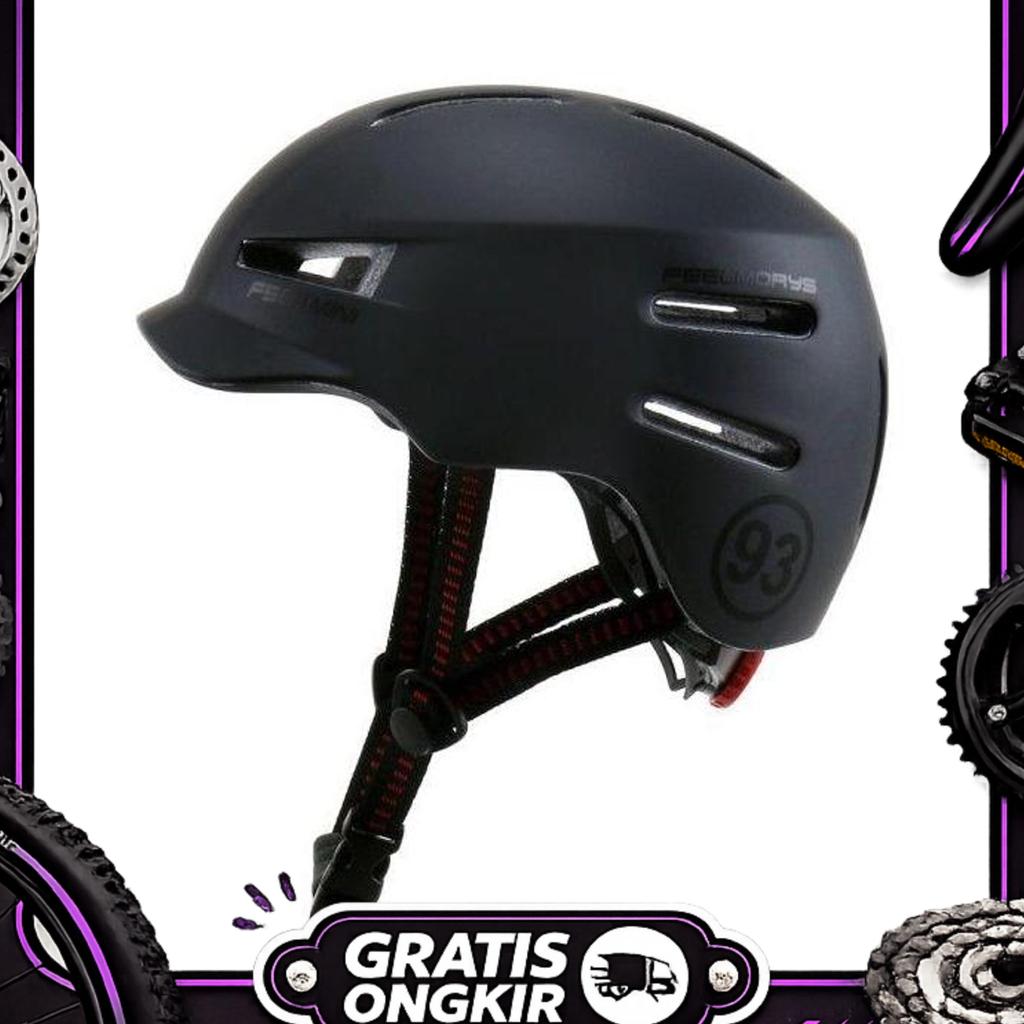 Helm Sepeda Feel Morys Black Mirip Helm Thousand Helmet