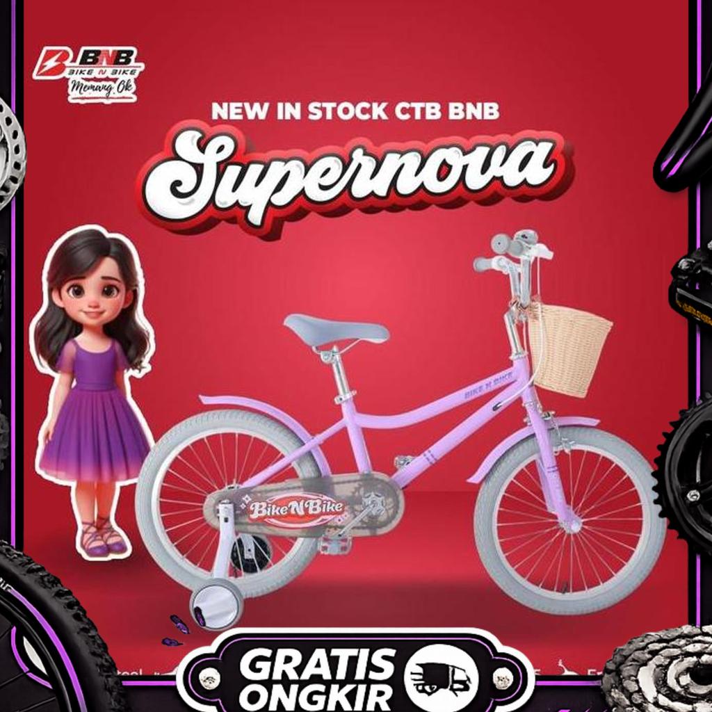 Sepeda Anak Perempuan Bnb Citybike Supernova