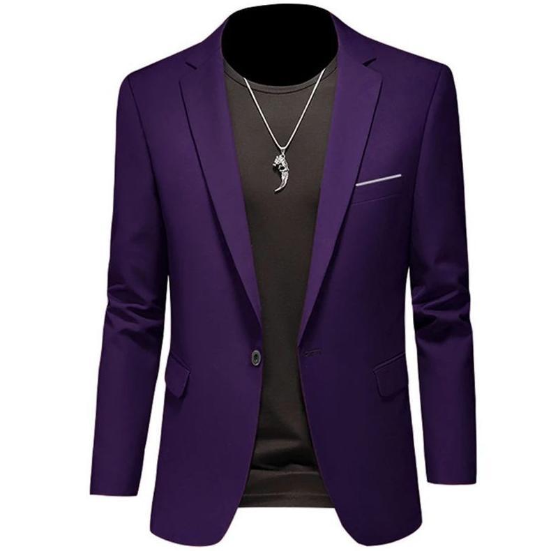 Sale Jas/blazer pria/Jas semi formal slimfit warna/ungu-hijau-moca-silver terbaru