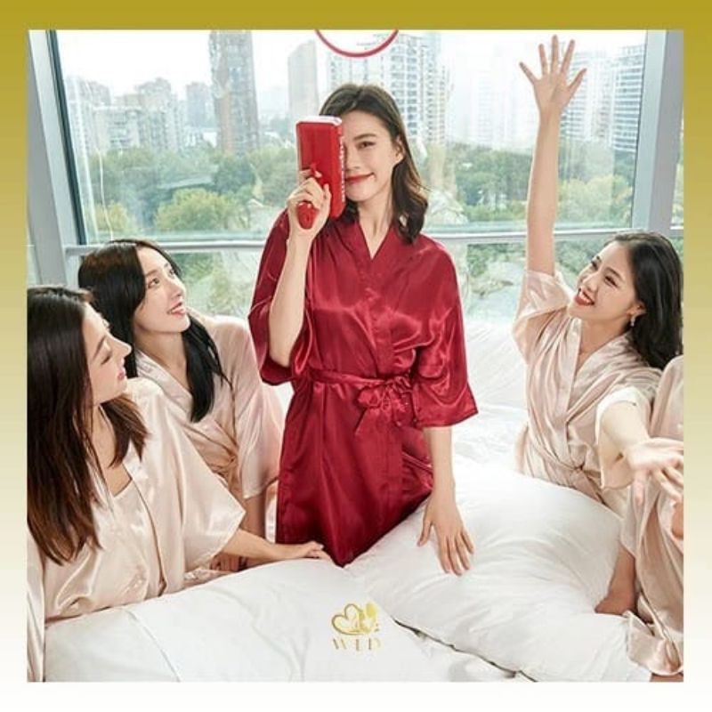 Kimono Bridesmaid / Kimono Pengantin / Kimono Lingerie
