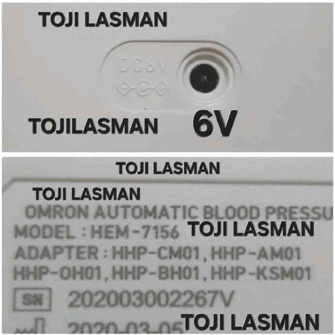 ( Adaptor Omron Bodi Gemuk ) Suport Hem 7121 J  Adapter Charger Colokan Casan Carge Hem7121J Alat Te