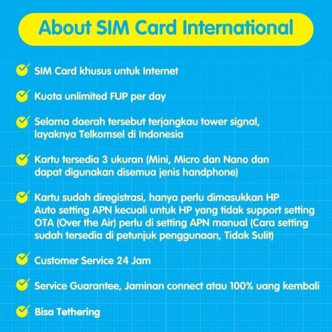 Acc- Javasim Sim Card Thailand | Travel Sim Card Thailand