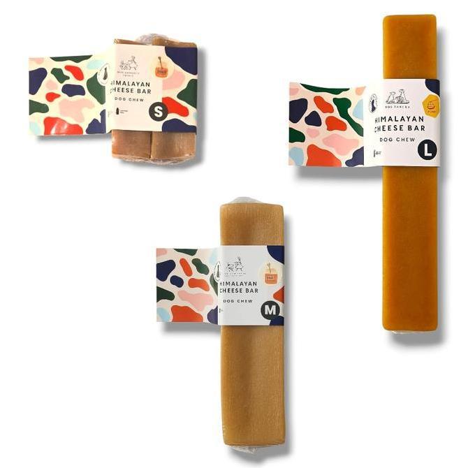 BJ SUNNYPAWS Miss Shirley's Choice HONEY Flavour Churpi Stick Himalayan Cheese Bar Himalaya Yak Milk