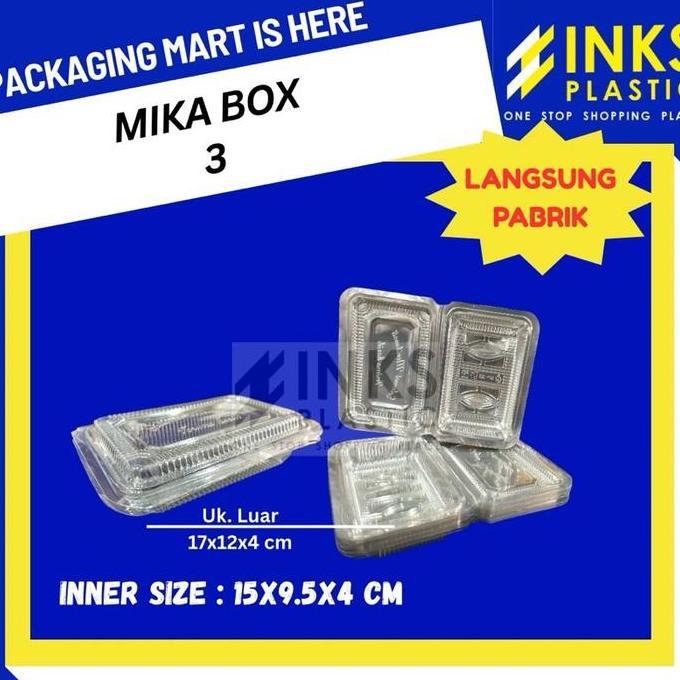Bisaya- Mika Box 3 Mika Nasi Box Kemasan