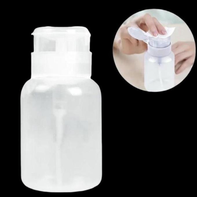 Youdon- Botol Pump Removel Nail Art 5Ml Make Up Remover Botol Aceton Cairan Ter Pressing Bottle Clea
