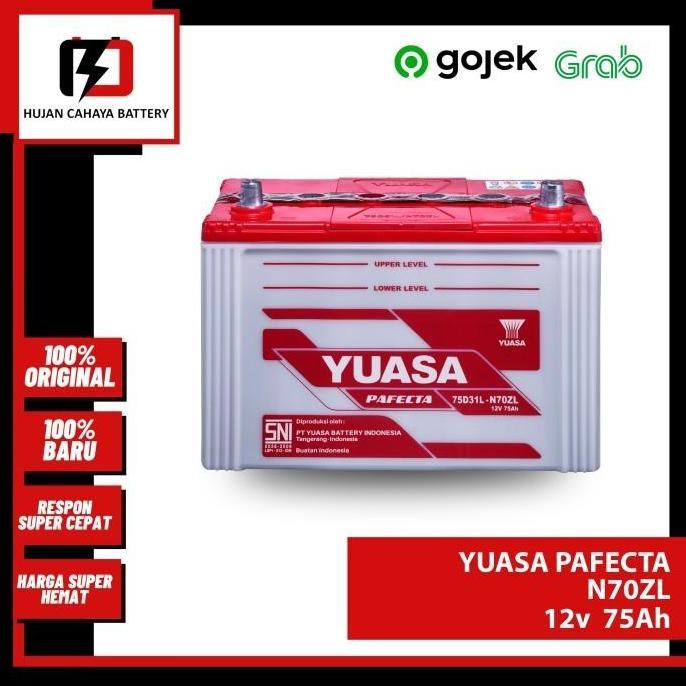 Sale Aki Mobil Yuasa Pafecta N70Zl / N-70-Zl /N 70 Zl-Aki Lexus 4.7 V8 2010