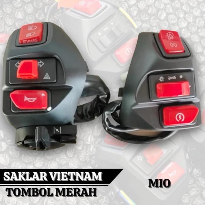 Saklar Holder Domino Set Kanan Kiri Mio Aerox Vietnam Saklar Pnp Mio Aerox Old Aerox New