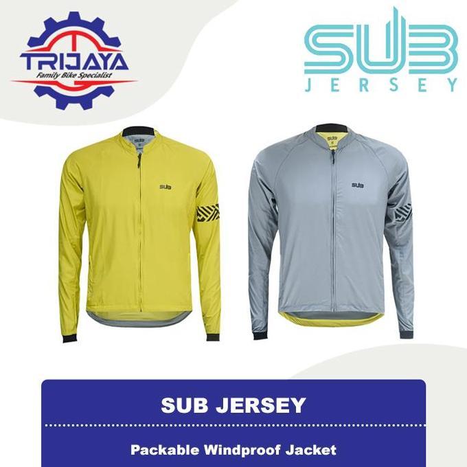 Bikes Sub Jersey Jacket Windproof Packable Jaket Sepeda