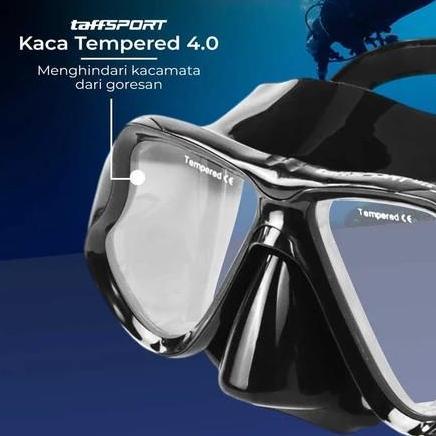 Masker Freedive Kacamata Low Volume Mask Panah Ikan Selam Spearfishing Freediving Snorkeling Free Di