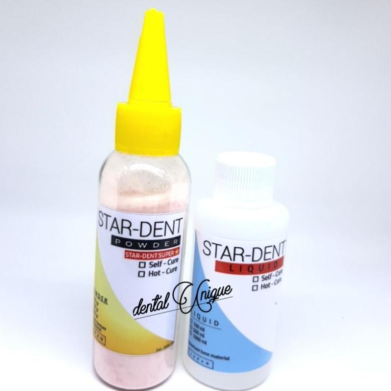 paket Lem Gigi Star-dent Super 100ml Lem gigi palsu otomatis cepat Kering dan Kuat
