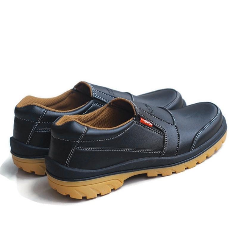 Sepatu Slip On Pantofel Kulit Pria Dewasa Tanpa Tali A08