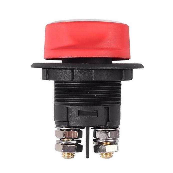 Grosir 50A/100A Pemutus Aki Mobil Motor Sakelar Pemutus Cut Off Baterai Mobil Isolator Pemutus Daya 