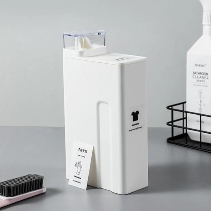 VERNIZCO Wadah Botol Refill Deterjen Cair Laundry Softener 1L - Putih