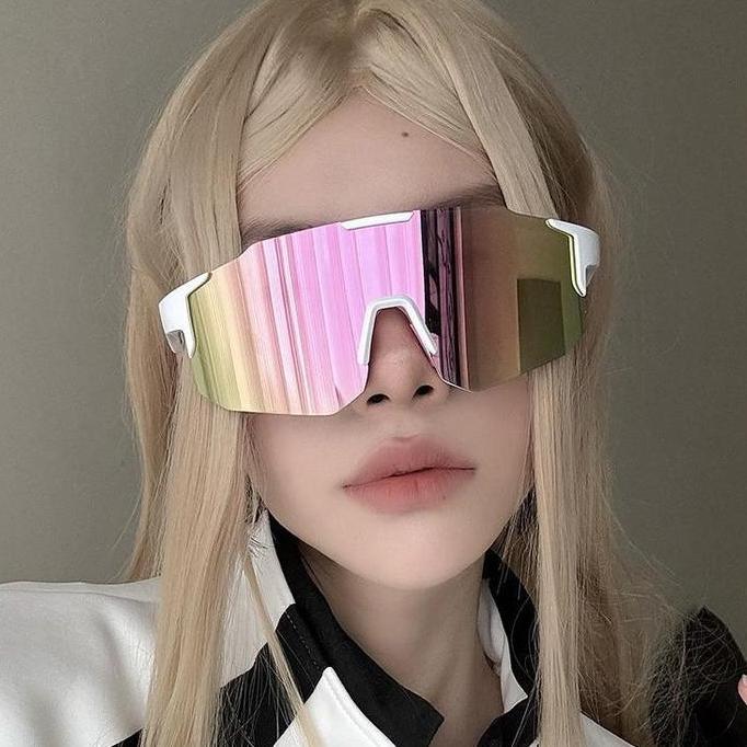 Weargo- Kacamata Hitam Luar Ruangan Baru Kacamata Hitam Olahraga Tahan Angin Kacamata Hitam Berseped