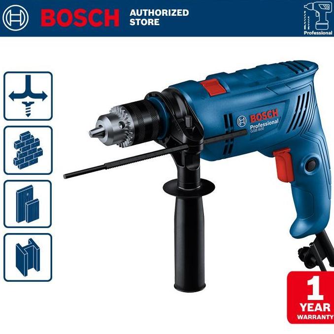 Grosir Bosch Bor Impact Listrik Set 600W 13Mm Gsb 600 Fisherman Box