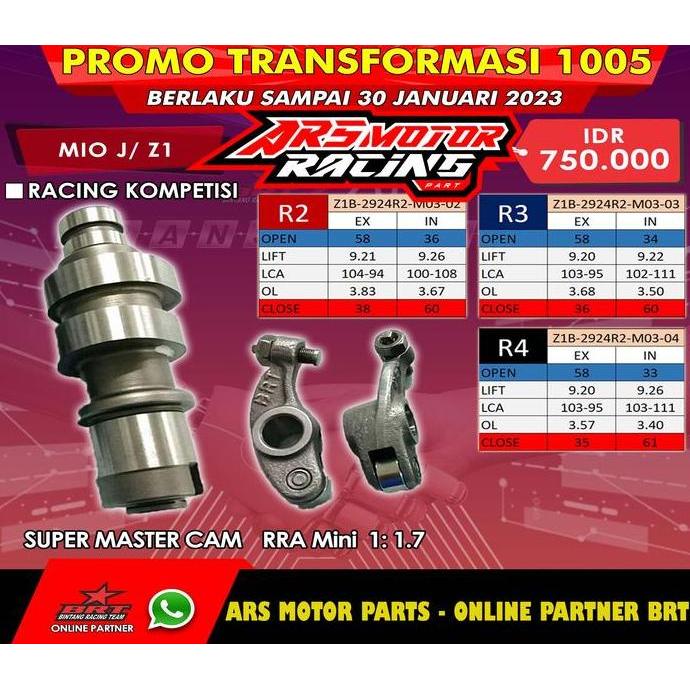 Noken As Brt & Rra Jupiter Z1 - Mio J - Type R2 R3 R4 High Quality