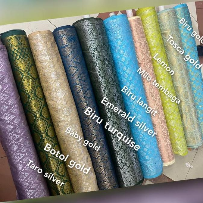 Sora- Kain Songket. Songket Palembang. Bahan Rok Kebaya, Sarung Songket