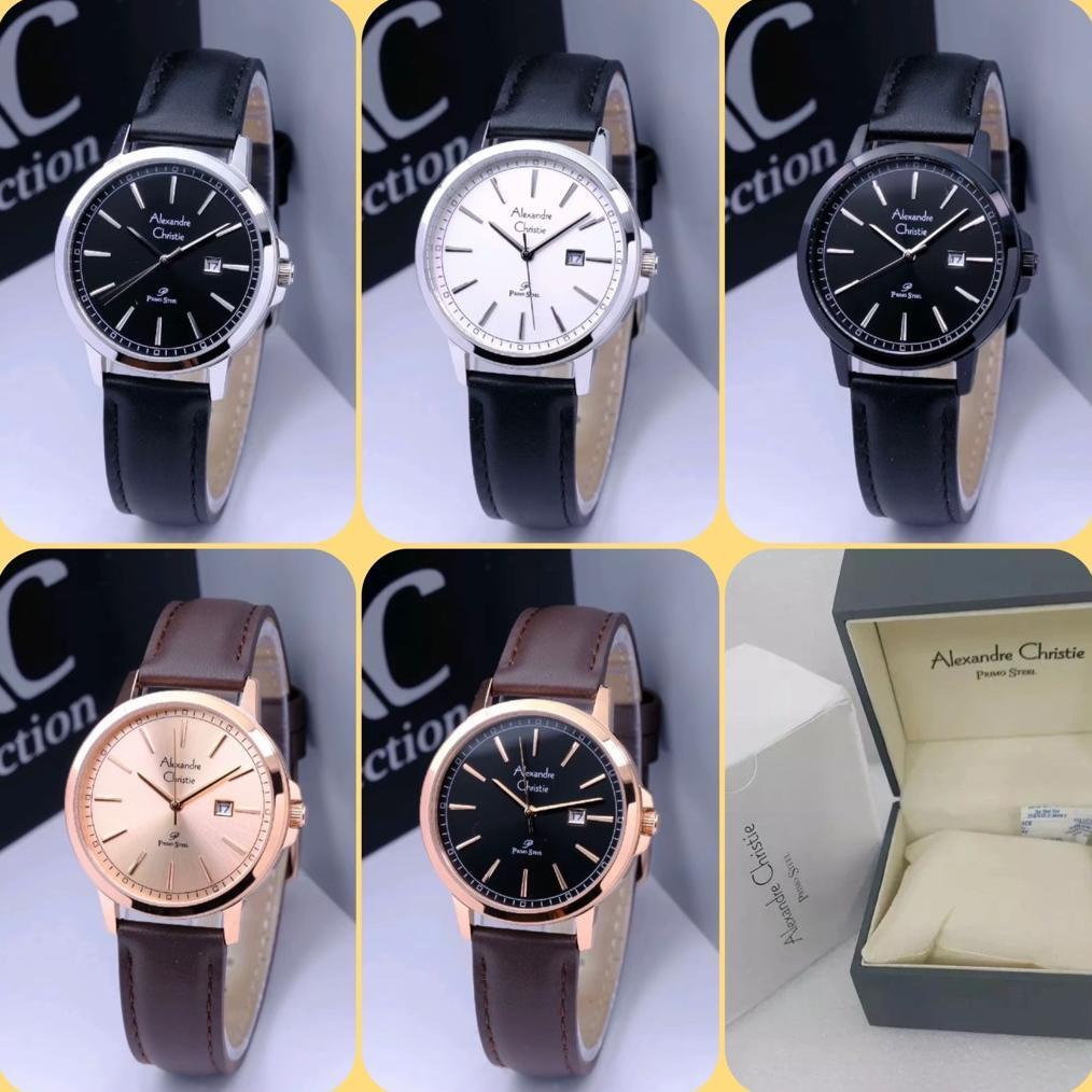 JAM TANGAN WANITA ALEXANDRE CHRISTIE AC 1014 LD / AC1014 / 1014 KULIT ORIGINAL