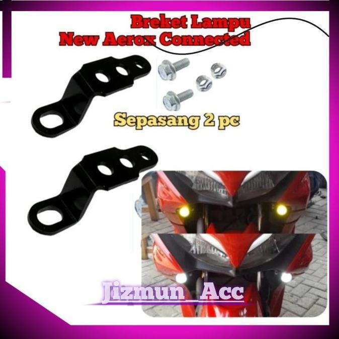 Breket Lampu Aerox Connected Breket Lampu D2 Laser Aerox Connected