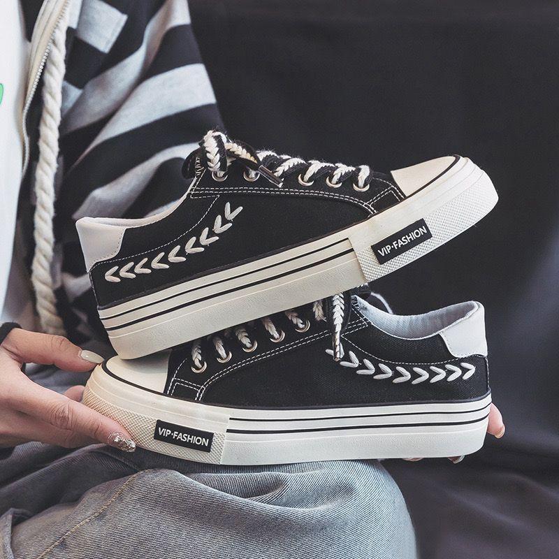 Gsi Qeysha 1289 Sepatu Wanita Sneakers Canvas Sekolah Casual Cewek Kekinian Size "37-40"