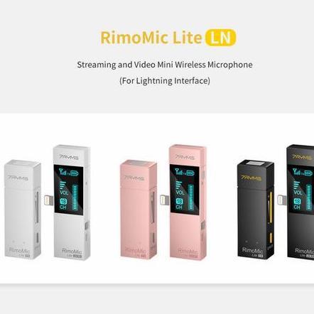 SUPER DEAL - 7Ryms RimoMic Lite LN Streaming Wireless Microphone For Lightning Jack
