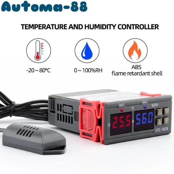 NEW - STC-3028 Digital Humidity Temperature Controller meter AC 220V STC3028